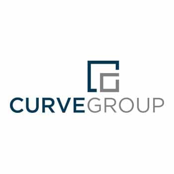 logo for curve group.
