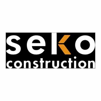 Logo for Seko construction.
